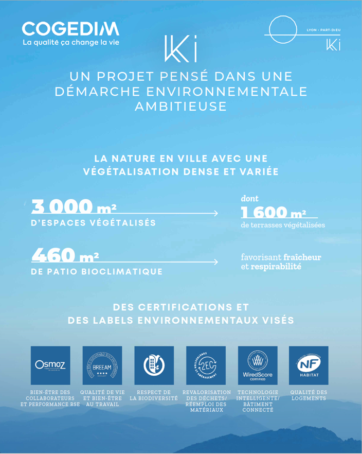 Projet immobilier neuf KI - Lyon par Cogedim Altarea