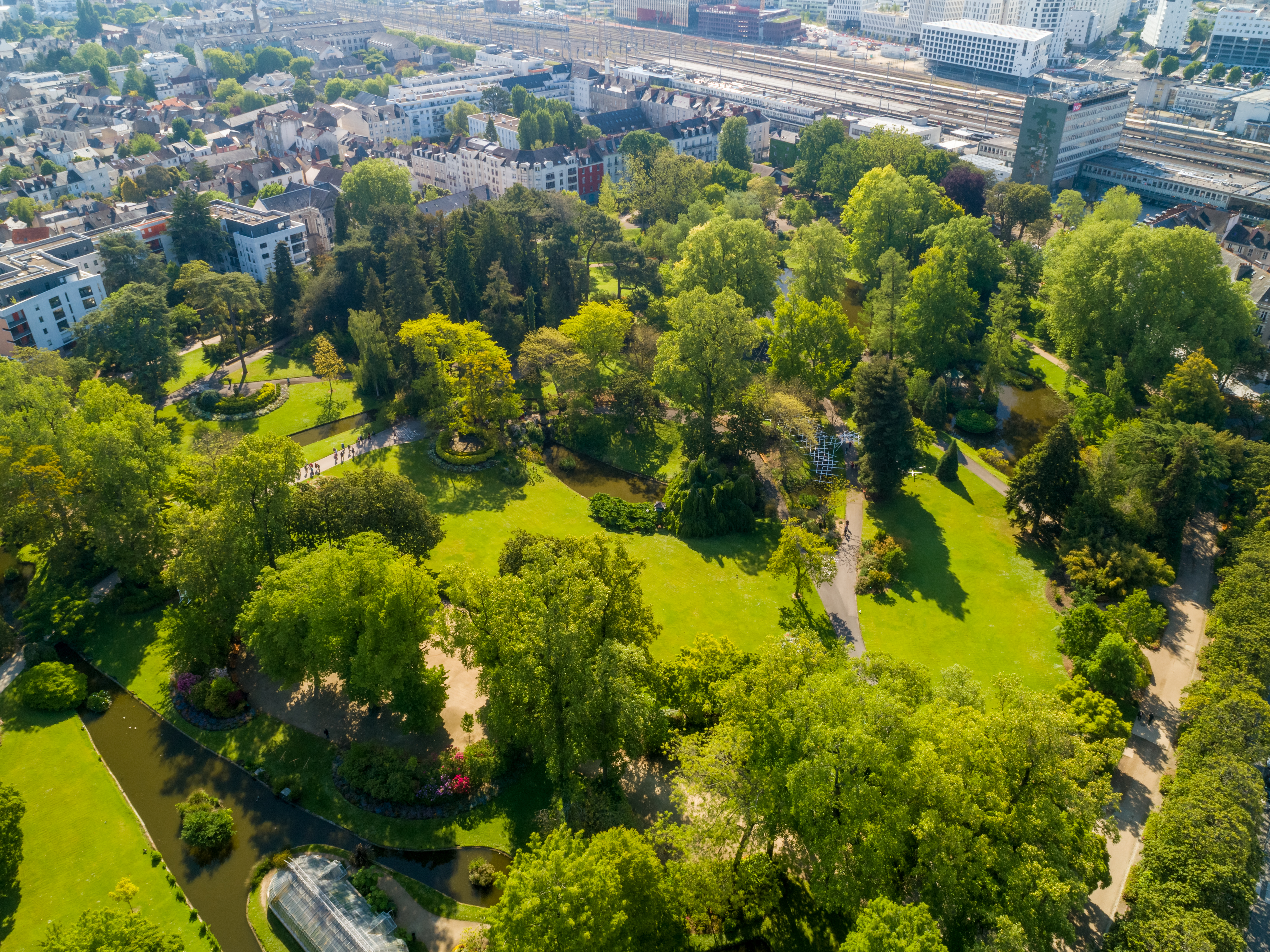 Jardin des plantes ville de Nantes