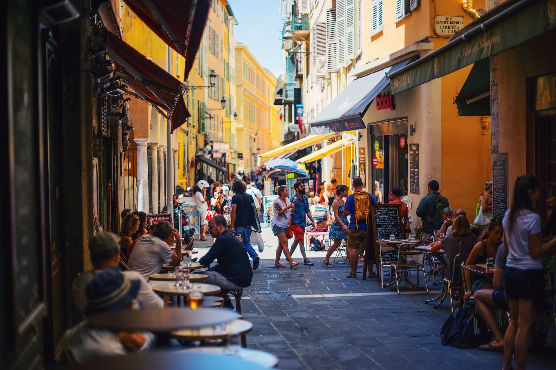 Rue piétonne - Ville de Nice