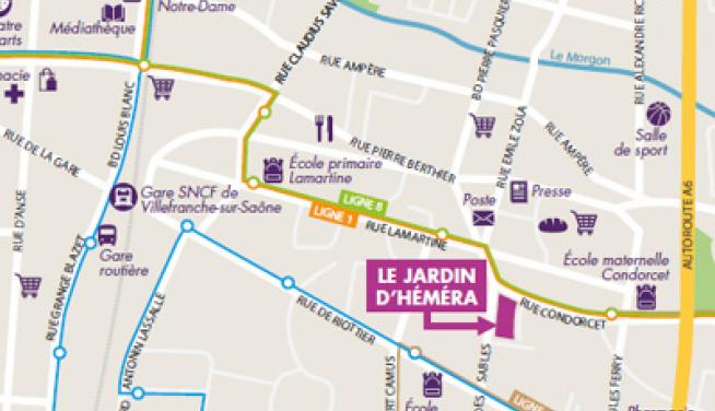 résidence cogedim Jardin Héméra Villefranche sur saône quartier