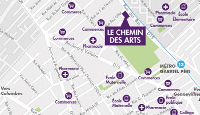 Le Chemin des Arts résidence Asnières quartier