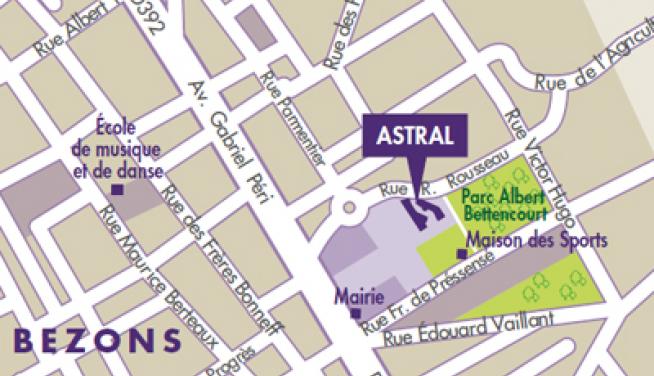 résidence l'Astral Cogedim appartement neuf Bezons plan quartier 