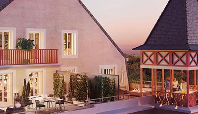 Programme immobilier neuf Cormeilles-en-Parisis - appartement terrasse résidence Archipel