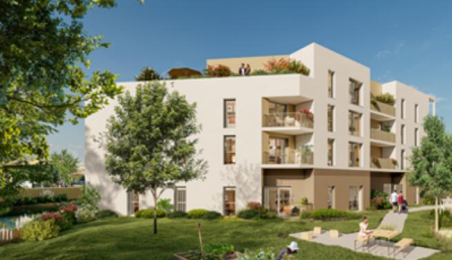 résidence immobilier appartement neuf Rezé Cogedim visuel immeuble